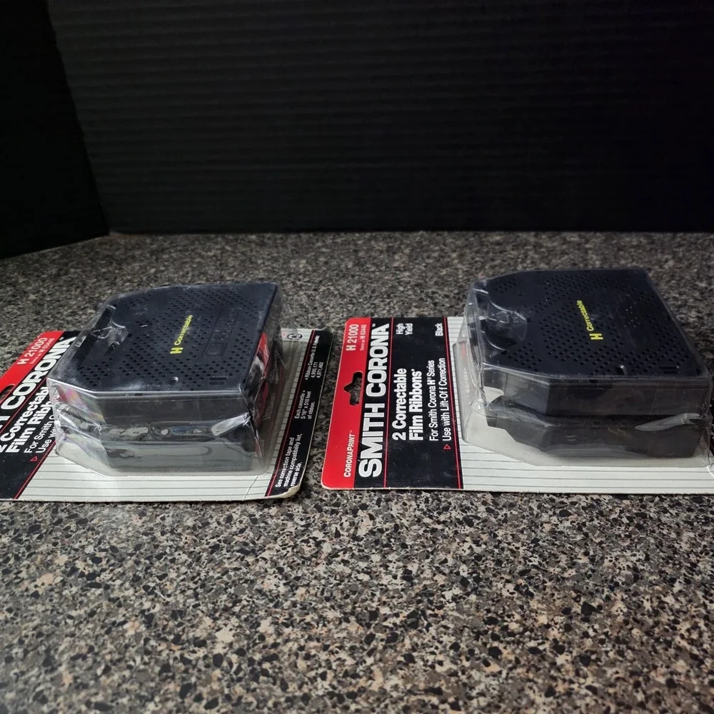 Smith Corona H 21000 Correctable Film Ribbon Black Lot‎ of 2 Packs 4 Total OEM